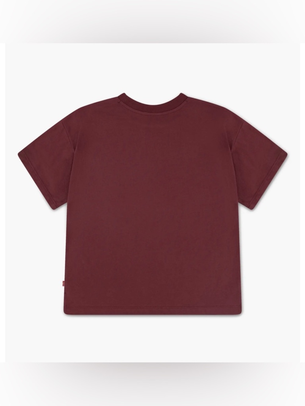 NWT Levi's Kids Burgundy Tee with Pink Rose Prints Large - Picture 2 of 3